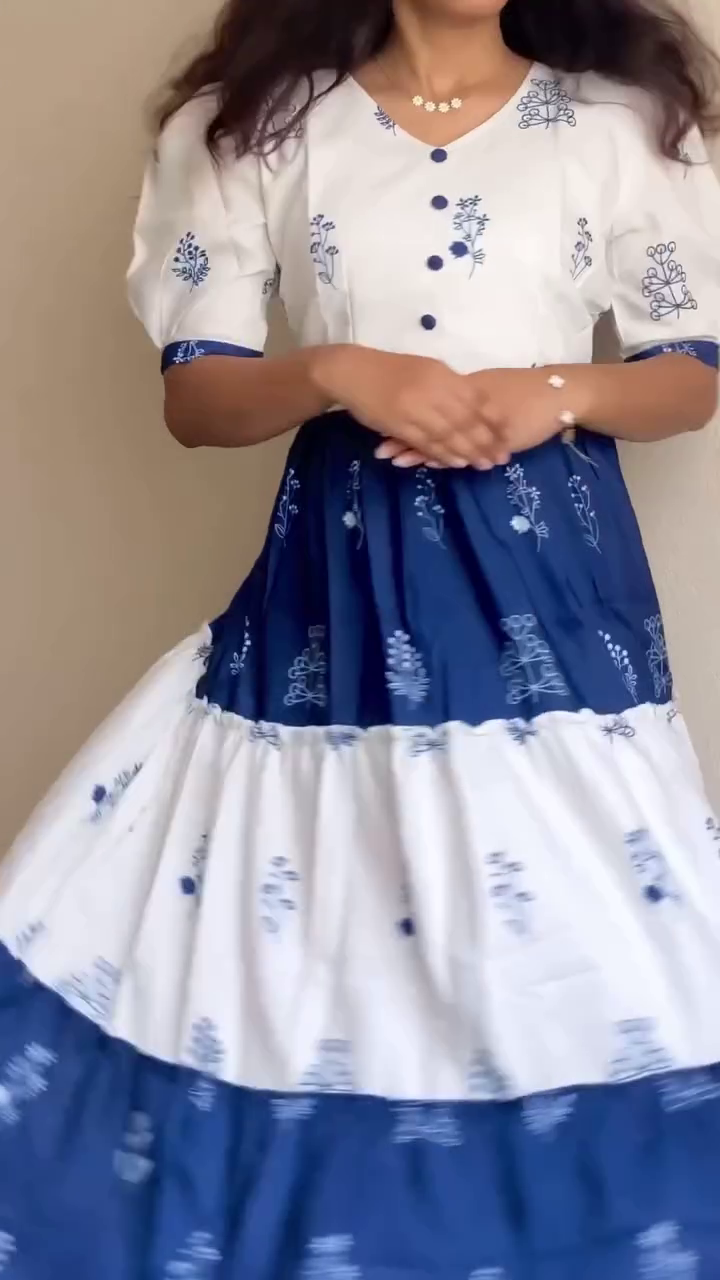 floral homecoming dresses Fit-and-Flare Floral-Print Short Dress Color:Provencal Blue Floral Traditional Spanish Wedding Dress trendy prom dresses