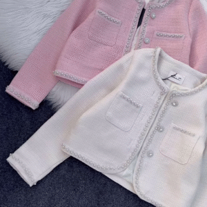 Pearl Trimmed Tweed Cropped Jacket β Luxe Parisian Chic for Every Occasion β¨π