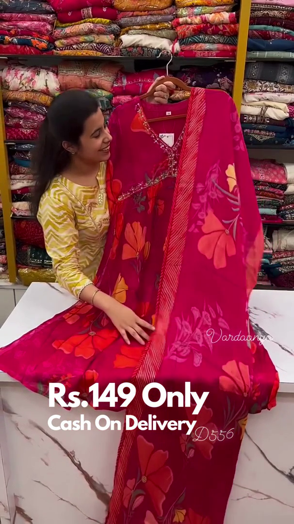 Teal Blossom: Floral Printed Alia-Cut Anarkali Kurta Set - Image 3